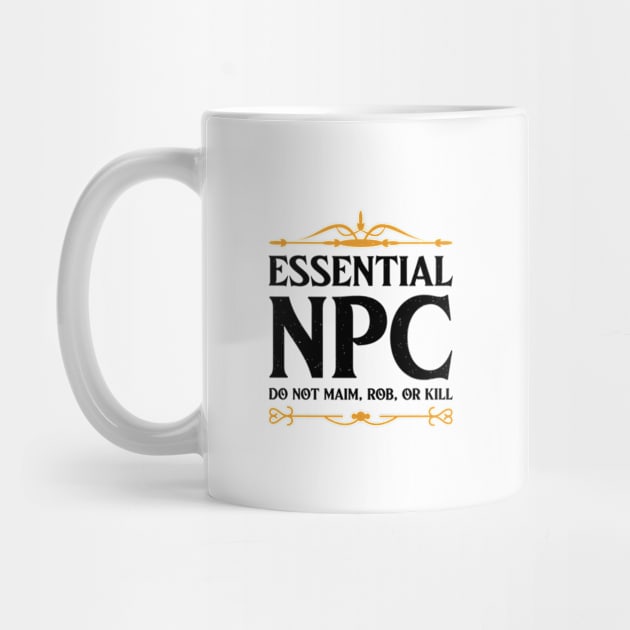 Essential NPC Non-Playable Character Gaming by justin moore